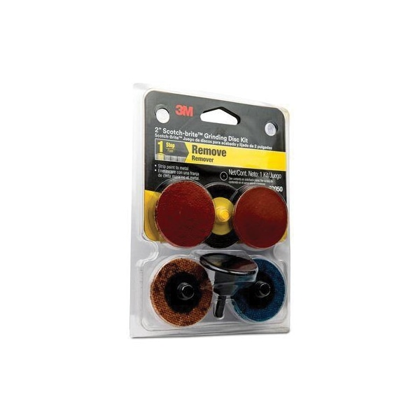 3M Scotch-BriteTM Grinding Disc Kit, 03050, 2 inch, 5 discs per kit - 7010295202