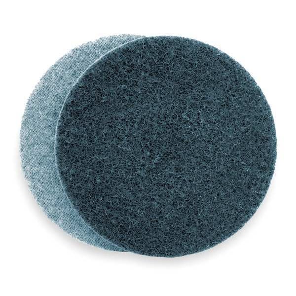 Arc Abrasives Hook-and-Loop Surface Conditioning Disc, 3" Dia, No Hole, Aluminum Oxide, Not Applicable Grit, ZK - 62009