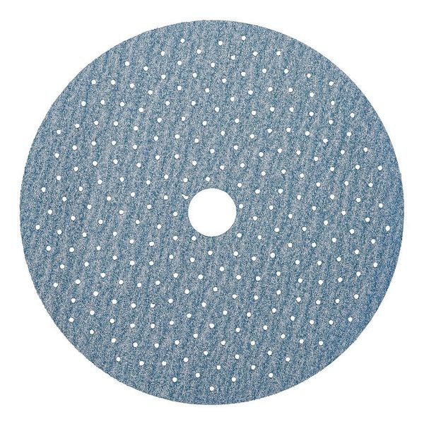 Norton Abrasives Hook-and-Loop Sanding Disc, 6" Dia, Multi-Hole, Ceramic Alumina, P80 Grit, Coated Type - 77696007770