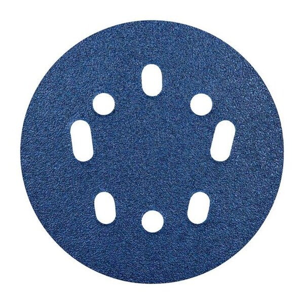 Norton Co Norton 1931419 ProSand 5 in. Zirconia Alumina Hook & Loop 5 & 8 Hole UVH Sanding Disc; 60 Grit Coarse - Pack of 50 - 1931419