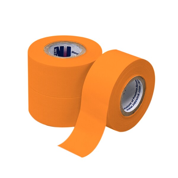 Nevs 1" wide x 500" Orange Labeling Tape - T-10-ORANGE
