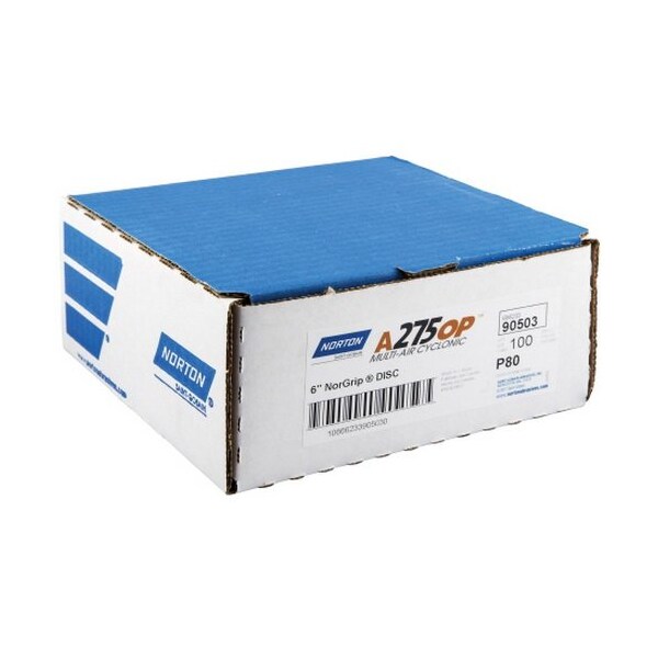 Norton Abrasives 6 x 11/16 In. Paper Disc, 100PK - 66623390503