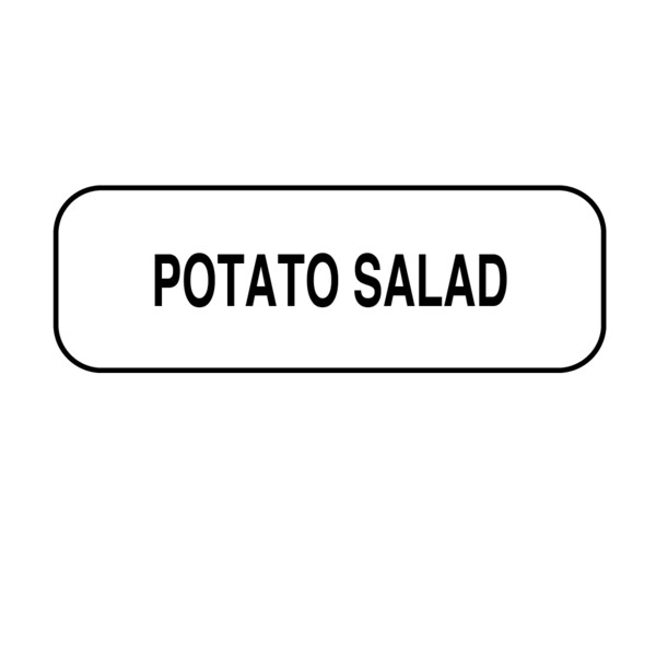 Nevs Potato Salad Label 1/2" x 1-1/2" - DIET-308