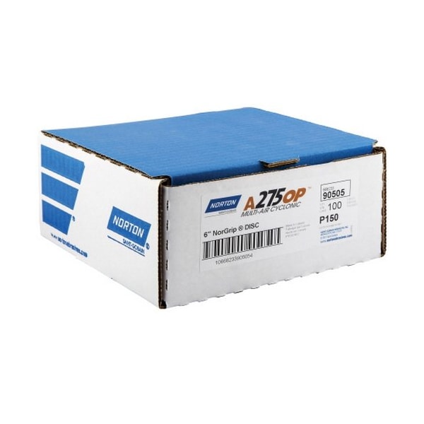 Norton Abrasives 6 x 11/16 In. Paper Disc, 100PK - 66623390512