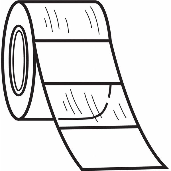 Panduit Thermal Transfer Label, White, Labels/Roll: 100 - S100X225VAFY