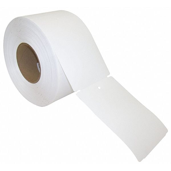 Badger Tag & Label Thermal Transfer Tag, White, PK500, 102 - 102