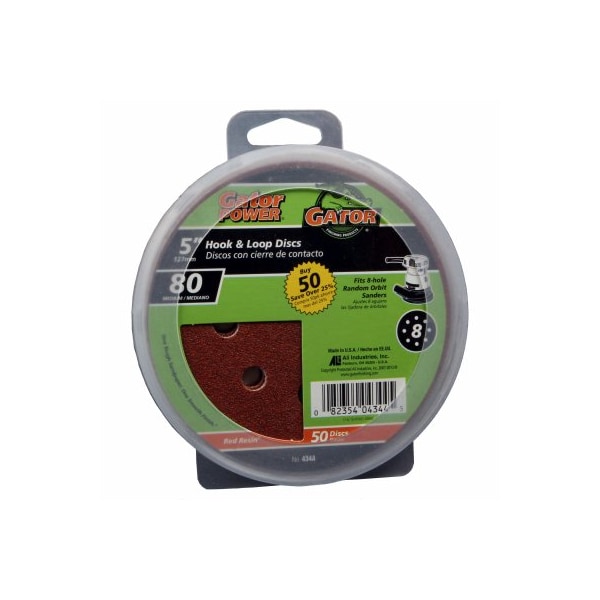 Gator Finishing 50PK 58HoleHL 80G Disc - 4344