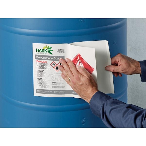 Avery 8-1/2" x 11" GHS Chemical Labels for Laser Printers, 50 labels/50-sheets - 7278260501