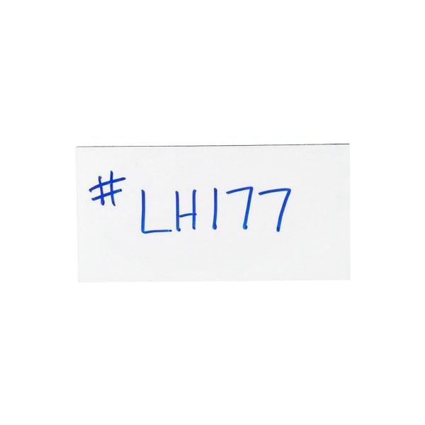 Bsc Preferred 2 x 4'' White Warehouse Labels - Magnetic Strips, 25PK - BUY00021267