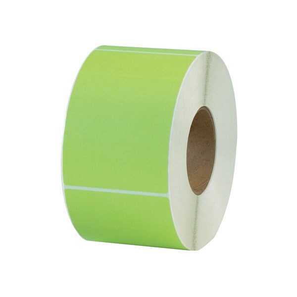 Bsc Preferred 4 x 6'' Green Thermal Transfer Labels, 1000PK - BUY00014173