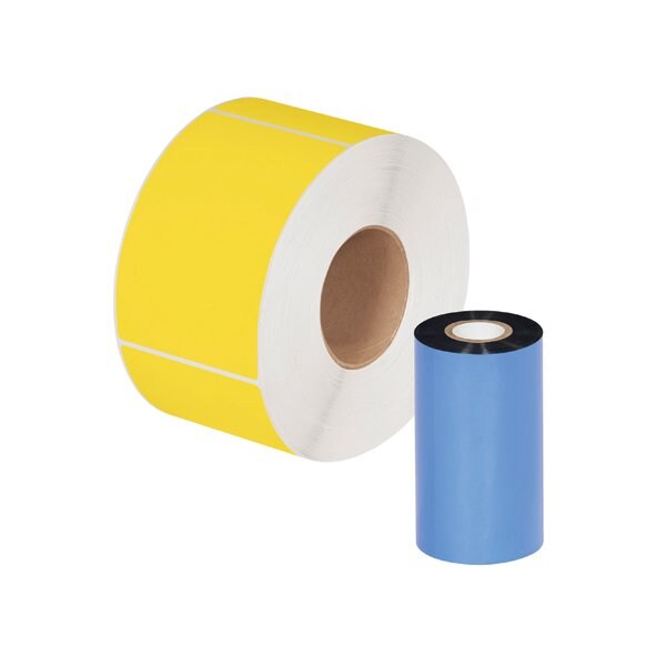 Bsc Preferred 4.33'' x 984' Black Zebra Thermal Transfer Ribbons - Wax/Resin, 24PK - BUY00015139
