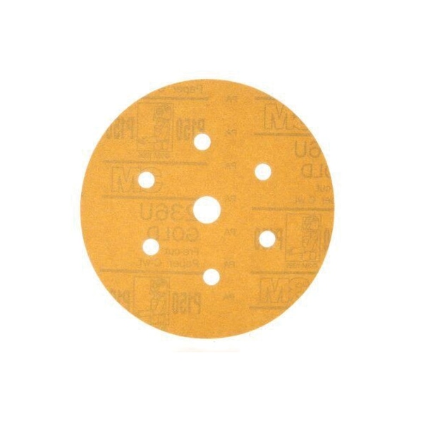 3M Gold Disc 6 in P80C5, 75PK - 7100030961