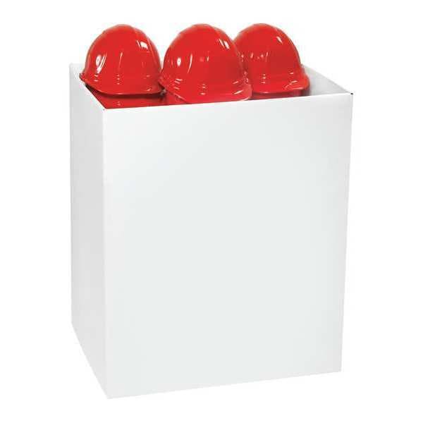 Partners Brand Large Bin Floor Display, 24 3/4" x 18 3/4" x 30", White, 10/Bundle - MDIS103