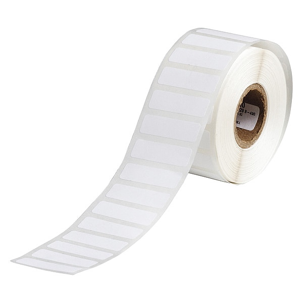 Brady Laboratory Label, White, Labels/Roll: 1500 - THT-154-490-1.5-SC