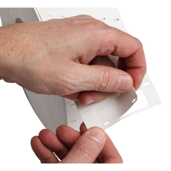 Brady Standard Temperature Performance Tags Polyolefin 0.8in H x 2.025in W WH 1000/RL - HSCMST-800-2-WT-1