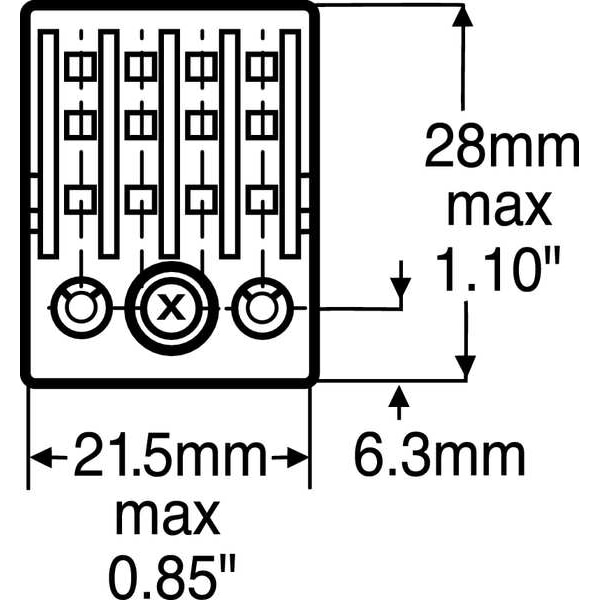 Relé de retardo de tiempo Omron, 200 a 240VAC, 5A, DPDT - H3YN-2 AC200-230