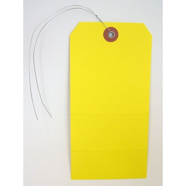 Badger Tag & Label Yellow Paper Tag, 6-1/4 In, PK100 - 499
