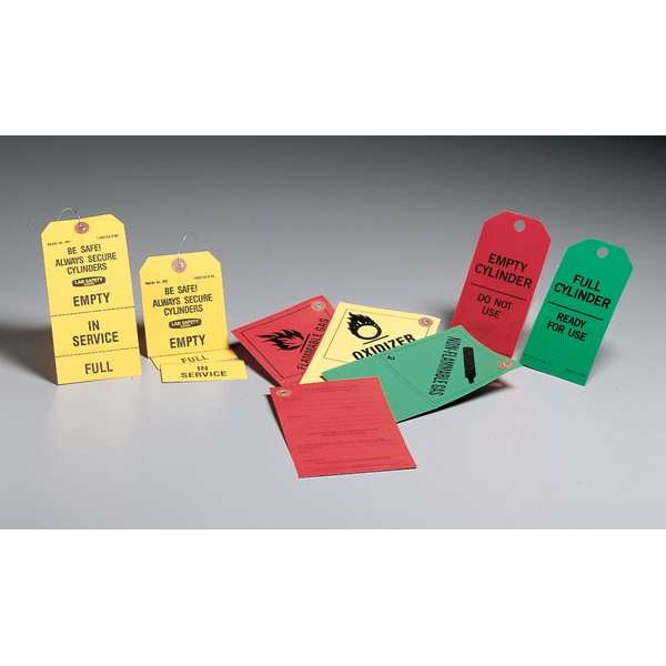 Badger Tag & Label Yellow Paper Tag, 6-1/4 In, PK100 - 499