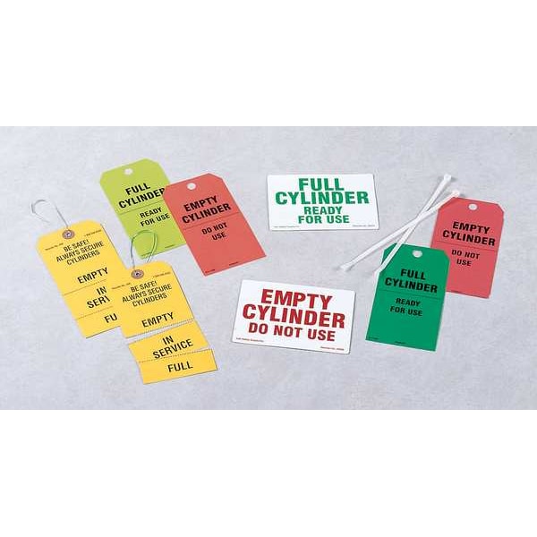 Badger Tag & Label Yellow Paper Tag, 6-1/4 In, PK100 - 499