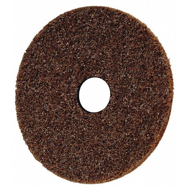 Scotch-Brite Hook-and-Loop Surface Conditioning Disc, 4-1/2" Dia, Center Hole, Aluminum Oxide, Non-Woven Type - 7010329310