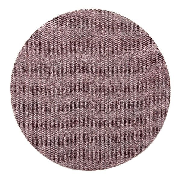 Mirka Mesh Grip, Disc, 11", P120 Grit, PK50, 11" Dia, Thousands of Small Holes, Aluminum Oxide, P120 Grit - 9A-262-120