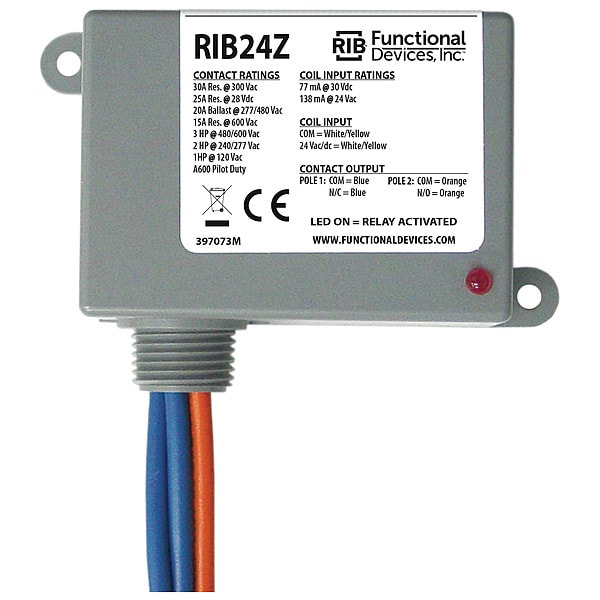 Dispositivo Funcional-Relé Encapsulado RIB, 30A, SPST-N/A/SPST-N/C - RIB24Z