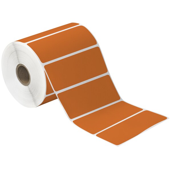 Tape Logic 4 x 1 1/2in Orange Desktop Direct Thermal Label, 12PK - THD329