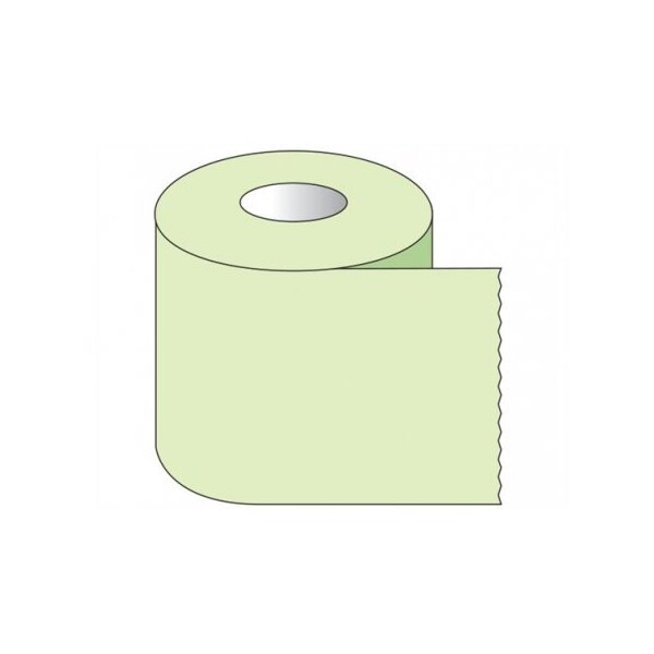 Shamrock Scientific RPI Lab Tape, 1" Core, 1" Wide, Lime, 500" - 560101-LIME