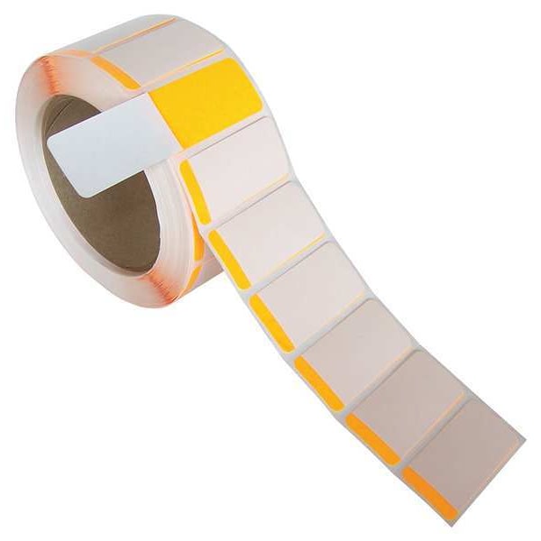 Badger Tag & Label Self-Laminating Label, 1x2 In., PK500, 6994OR - 6994OR