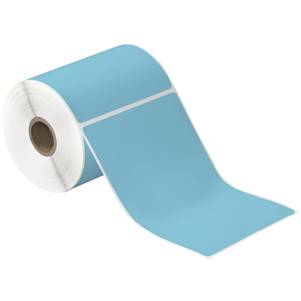 Tape Logic 4 x 6in Blue Desktop Thermal Transfer Labels, 12PK - THD215