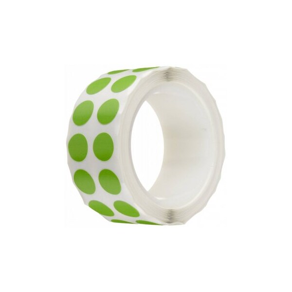 Diversified Biotech Tough-Spots, 1/2" Dia, Green, 1000/pk, 1000PK - 247129G