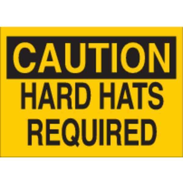 Brady Safety Sign Label, 3-1/2 In. H, 5 In. W, 87771 - 87771