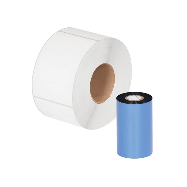 Bsc Preferred 4.02'' x 984' Black Zebra Thermal Transfer Ribbons - Wax, 24PK - BUY00015125