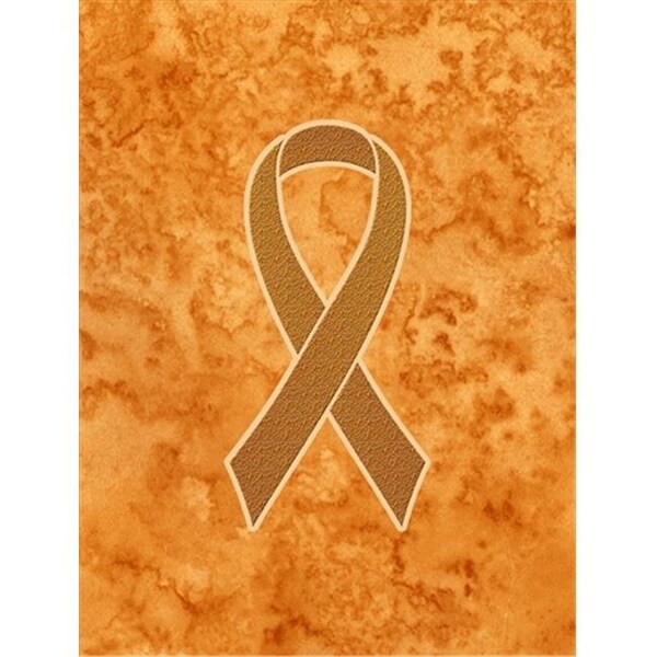 Carolines Treasures Carolines Treasures AN1204CHF Orange Ribbon For Leukemia Awareness Flag Canvas House Size - AN1204CHF