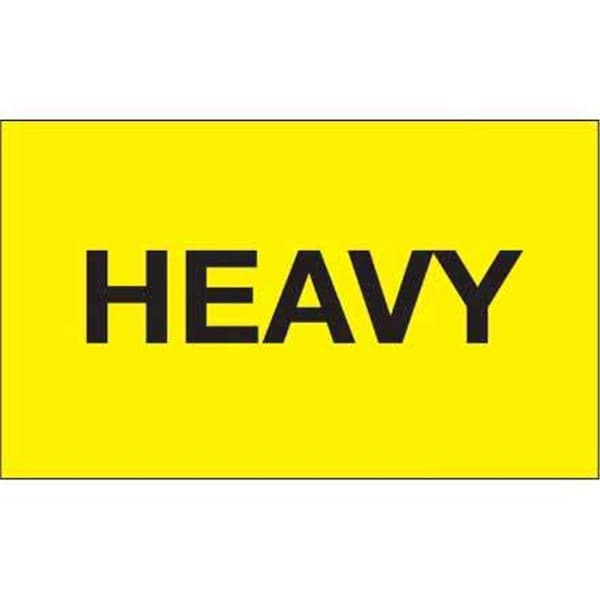 Bondad 3 x 5 in. - Heavy Fluorescent Yellow Labels - Roll of 500 - BO3347770