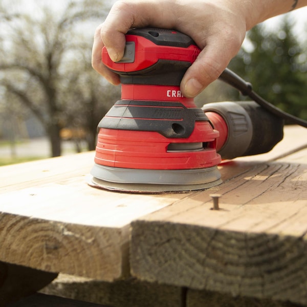 Gator Finishing 5" Red Resin Random Orbit Sander Hook and Loop Discs, 60 Medium Grit Remove - 4345