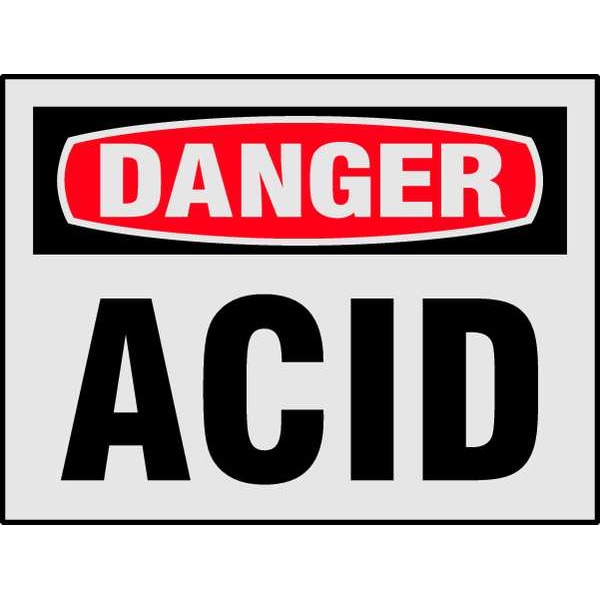 Brady Danger Label, 3-1/2 In. H, 5 In. W, PK8 - 20994LS