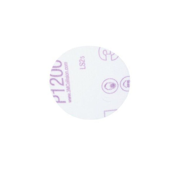 3M 3M Hookit Finishing Film Disc, 00908, 3 in, P1200, 50 dscs pr bx, 4 bxs pr cs, 50PK - 7000000561