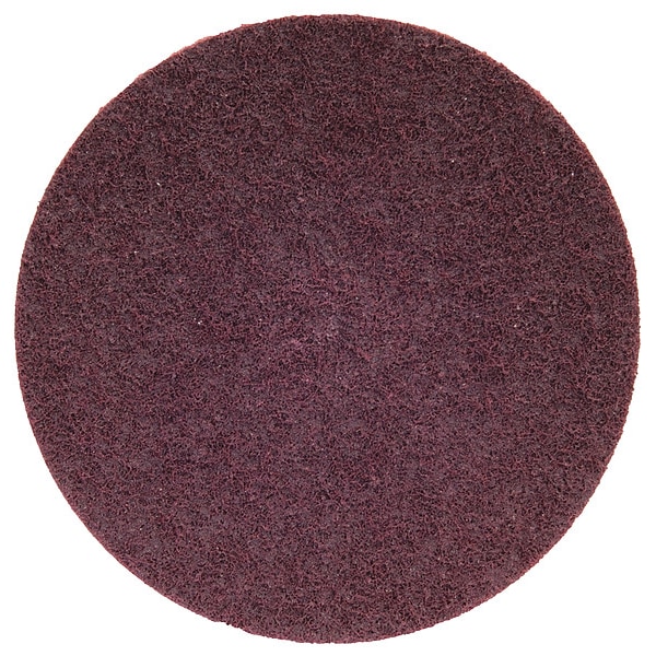 Norton Abrasives Hook-and-Loop Surface Conditioning Disc, 8" Dia, No Hole, Aluminum Oxide, 80 Grit, Non-Woven Type - 66261017815