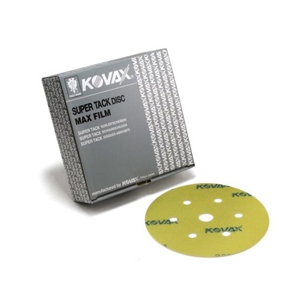Eagle Abrasives 6IN  Maxfilm Super-Tack Discs 7Holes -P150, 50PK - 521-0150