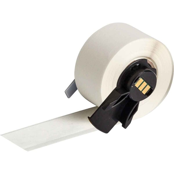 Brady Label, 1 in W, Indoor, Clear - M6C-1000-430