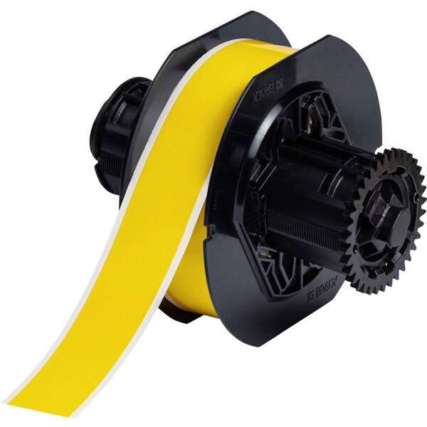 Brady B33 Tedlar Polyvinyl flouride Wire Marking Labels 1 in W x 85 ft L Yellow - B33C-1000-437YL