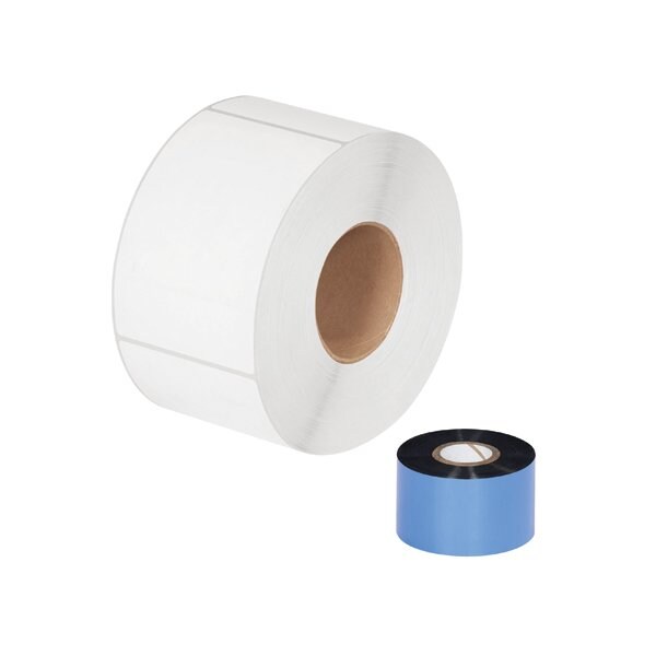 Bsc Preferred 1.57'' x 1181' Black Datamax Thermal Transfer Ribbons - Wax, 48PK - THT120