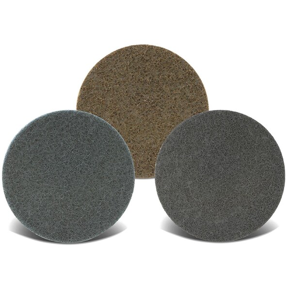 Cgw Abrasives Surface Conditioning Hook and Loop Disc, 4 in Dia, 240 Grit, Ultra Fine Grade, Silicon Carbide Abras - 70003