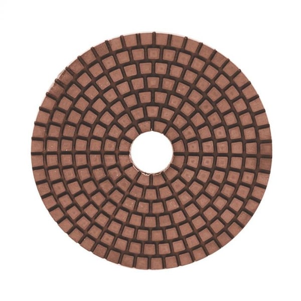 Lackmond Wet Polishing Pad, Resin Bonded Hook And Loop Backed, Series Contractor, 4 Pad Diameter, 800 Grit - PD8004C