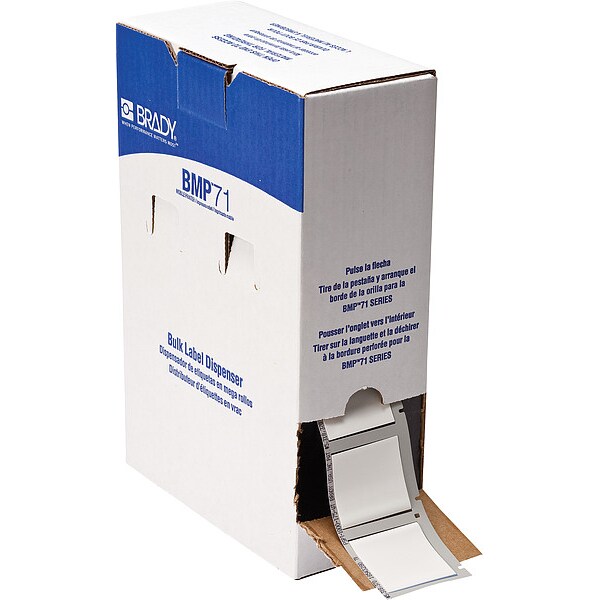 Brady Sleeve, 1 3/4 in W, 1 21/32 in H, Die-cut - BM-1000-175-342