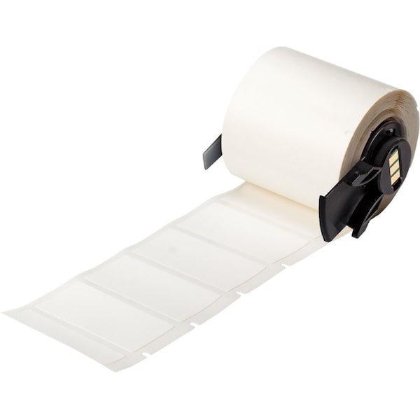 Brady Label, 1 29/32 in W, White - M6-81-488