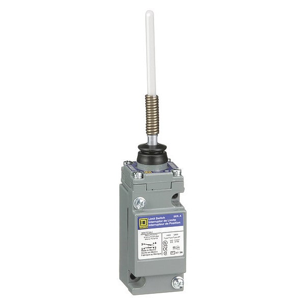Telemecanique Sensors Interruptor de Límite de Trabajo Pesado, Barra Oscilante, 1NC/1NO, 10A @ 600V AC, Ubicación del Actuador: Superior - 9007C54J