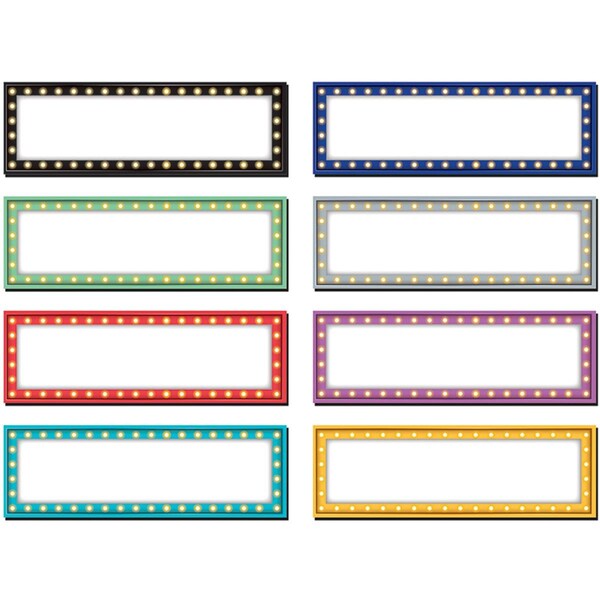 Roomfactory Marquee Labels Magnetic Accents, 3PK - RO1740447
