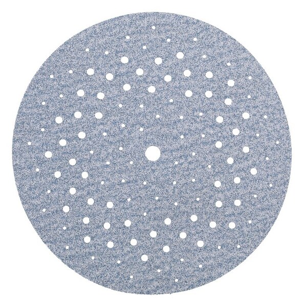 Norton Co 0 Sanding Disc, 5 in Dia, 1116 in Arbor, Coated, P100 Grit, Medium, Alumina Ceramic Abrasive - 3231